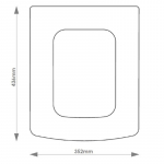 Art Ceram Jazz Solid Wood Replacement Toilet Seat & Cover Soft Close BBSC.ART.JAZ.BHF
