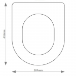 Catalano Sfera 52 Solid Wood Replacement Toilet Seat & Cover BB.CAT.S52.BHF