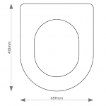 Catalano Sfera 54 Solid Wood Replacement Toilet Seat & Cover BB.CAT.S54.BHF