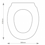 Chatsworth Henley Solid Wood Replacement Toilet Seat & Cover Soft Close BBSC.CHA.HEN