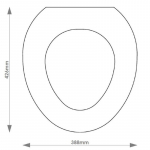 Chatsworth Priory Solid Wood Replacement Toilet Seat & Cover BB.CHA.PRI