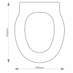 Cielo Windsor Solid Wood Replacement Toilet Seat & Cover BB.CIE.WIN