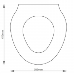 C.P Hart London C/C Solid Wood Replacement Toilet Seat & Cover Soft Close BBSC.CPH.LON.CC