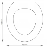 C.P Hart Roma Solid Wood Replacement Toilet Seat & Cover BB.CPH.ROM.BHF