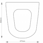Doulton Aspect Solid Wood Replacement Toilet Seat & Cover Soft Close BBSC.DOU.ASP
