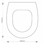 Duravit Delarco Solid Wood Replacement Toilet Seat & Cover BB.DUR.DEL