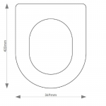 Duravit Starck 2 NEW Solid Wood Replacement Toilet Seat & Cover BB.DUR.ST2.NEW.BHF