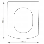 Flaminia Flute Solid Wood Replacement Toilet Seat & Cover Soft Close BBSC.FLA.FLU