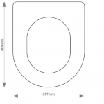 Flaminia Mini Link Solid Wood Replacement Toilet Seat & Cover BB.FLA.MLI.BHF