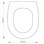 Globo Affetto Solid Wood Replacement Toilet Seat & Cover Soft Close BBSC.GLO.ALF