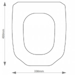 Globo Royal Solid Wood Replacement Toilet Seat & Cover Soft Close BBSC.GLO.ROY