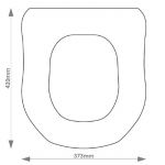 Heritage Athena Solid Wood Replacement Toilet Seat & Cover Soft Close BBSC.HER.ATH