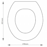 Heritage Dorchester NEW Solid Wood Replacement Toilet Seat & Cover Soft Close BBSC.HER.DOR.NEW