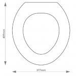 Heritage Dorchester OLD Solid Wood Replacement Toilet Seat & Cover Soft Close BBSC.HER.DOR.OLD