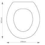 Heritage Victoria Solid Wood Replacement Toilet Seat & Cover Soft Close BBSC.HER.VIC