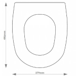 Hidra Loft Solid Wood Replacement Toilet Seat & Cover BB.HID.LOF