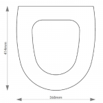 Imperial Isis Solid Wood Replacement Toilet Seat & Cover Soft Close BBSC.IMP.ISI.BHF