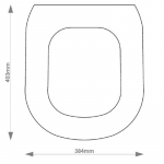 Imperial Radcliffe Solid Wood Replacement Toilet Seat & Cover BB.IMP.RAD