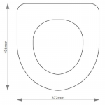 Impulse Odessa Solid Wood Replacement Toilet Seat & Cover BB.IMU.ODE