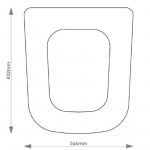 Imperial Windsor Classic Solid Wood Replacement Toilet Seat & Cover BB.IMP.WIN