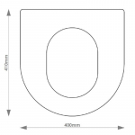 Jacob Delafon Iris Solid Wood Replacement Toilet Seat & Cover BB.JAD.IRI.BHF