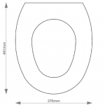 Jacob Delafon Portrait NEW Solid Wood Replacement Toilet Seat & Cover BB.JAD.POR.NEW