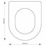 Jacuzzi Cognito Solid Wood Replacement Toilet Seat & Cover BB.JAC.COG.BHF