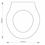 Keramag Renova No1 Comprino Solid Wood Replacement Toilet Seat & Cover BB.KER.REC.BHF