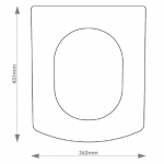 Kohler Escale Solid Wood Replacement Toilet Seat & Cover BB.KOH.ESC.BHF