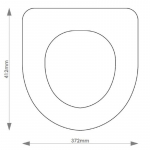 Kohler Odela Solid Wood Replacement Toilet Seat & Cover BB.KOH.ODE