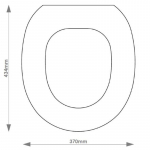 Laufen Dorado Solid Wood Replacement Toilet Seat & Cover BB.LAU.DOR
