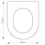 Laufen Living Solid Wood Replacement Toilet Seat & Cover Soft Close BBSC.LAU.LIV.BHF