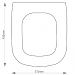 Laufen Palomba Solid Wood Replacement Toilet Seat & Cover Soft Close BBSC.LAU.PAL.BHF