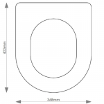 Laufen Vienna Solid Wood Replacement Toilet Seat & Cover Soft Close BBSC.LAU.VIE
