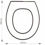 Lefroy Brooks La Chapelle Solid Wood Replacement Toilet Seat & Cover BB.LEF.LAC