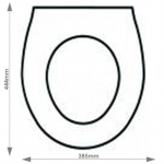 Perrin & Rowe Traditional WM Solid Wood Replacement Toilet Seat & Cover BB.PER.TRA.WM