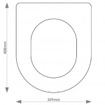 Rak Washington Solid Wood Replacement Toilet Seat & Cover BB.RAK.WAS