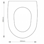 Roca Dama Solid Wood Replacement Toilet Seat & Cover BB.ROC.DAM.BHF