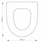 Roca Manorca/Meridian Solid Wood Replacement Toilet Seat & Cover BB.ROC.MAN.BHF