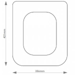 Saneux Jones Solid Wood Replacement Toilet Seat & Cover Soft Close BBSC.SAN.JON.BHF