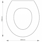 B.C Sanitan Balasani Solid Wood Replacement Toilet Seat & Cover BB.BCS.BAL