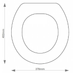 Sbordoni Neo Classica Solid Wood Replacement Toilet Seat & Cover BB.SBO.NEO