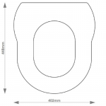 Scic Old Time Solid Wood Replacement Toilet Seat & Cover BB.SCI.OLD