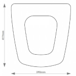 Selles Cheverny Solid Wood Replacement Toilet Seat & Cover BB.SEL.CHE.BHF
