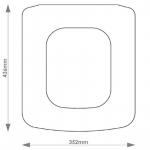 Senesi Duccio Solid Wood Replacement Toilet Seat & Cover BB.SEN.DUC