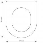 Shires Aspen Solid Wood Replacement Toilet Seat & Cover BB.SHI.ASP.BHF