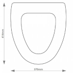 Shires Icon Solid Wood Replacement Toilet Seat & Cover BB.SHI.ICO