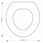 Sottini Alchemy Solid Wood Replacement Toilet Seat & Cover Soft Close BBSC.SOT.ALC
