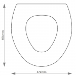 Sottini De Lazlo Solid Wood Replacement Toilet Seat & Cover BB.SOT.DEL