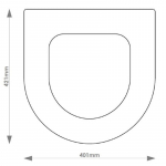 Sottini Manta Solid Wood Replacement Toilet Seat & Cover BB.SOT.MAN.BHF